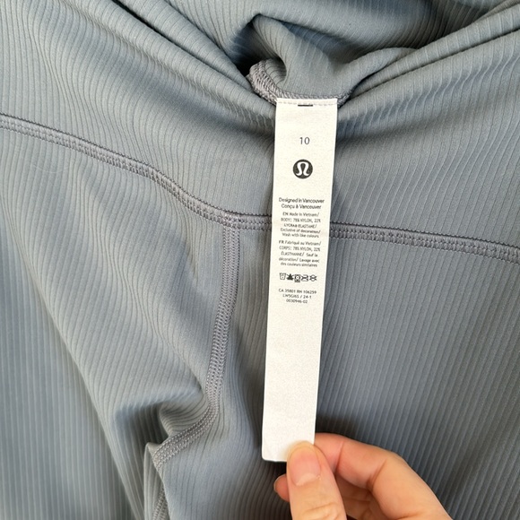 Lululemon | Align Ribbed Mini-Flare X-Short | Belgian Blue - Picture 12 of 13